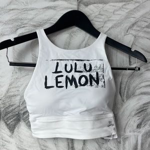 NWT Lululemon Energy High-Neck Longline White in size 4